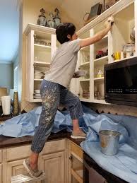 how to paint shabby chic kitchen