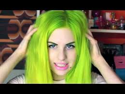 Kms style colour stone wash denim 150ml. Lime Green Hair Transformation All Dolled Up Youtube