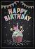 Happy Birthday Chalkboard Flowers