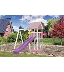 Spielturm Lotti Set 4 Mit Rutsche Und Anbauschaukel Kaufen Bei Obi Spielturm Spielturm Garten Spielhaus Garten