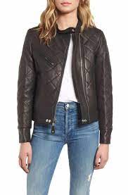 Save On Schott Nyc Quilted Lambskin Leather Moto Jacket Leather Moto Jacket Leather Jacket Details Lambskin Leather