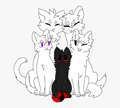 Free warriors lineart kestrill 271 94. Warrior Cats Family Base Hd Png Download Kindpng