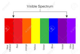 Chart Of Visible Spectrum Color Illustration About Human Vision