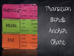 Transition Word Anchor Chart