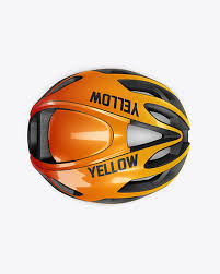 Our awesome team of designers is pledge to developing superior but affordable graphics design eye helmet mockup. Cycling Helmet Mockup In Apparel Mockups On Yellow Images Object Mockups