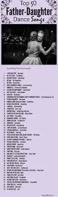 Top 50 Father Daughter Dance Songs Father Daughter Dance Songs Father Daughter Songs Wedding Songs