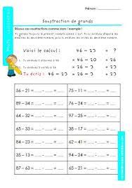 Voici la feuille de route et les liens utiles pour aujourd'hui. Fiches De Devoirs Soustractions Soustraction Exercice Math Ce2 Evaluation Ce1