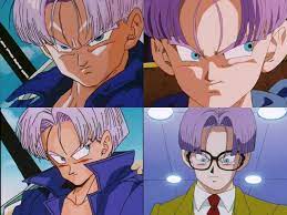 ドラゴンボールzとドラゴンボールgtの青年トランクスを比較した画像 dragon ball z trunks dbz dragon ball