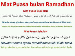 Bacaan niat puasa ganti ramadhan dijelaskan berikut ini. Lafaz Niat Puasa Ganti Ramadhan Rumi Dan Arab Mysemakan