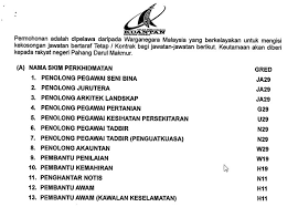 Berikut merupakan maklumat iklan kerja kosong yang ditawarkan oleh majikan terlibat. Jobsmalaysiapahang On Twitter Jawatan Kosong Di Majlis Perbandaran Kuantan