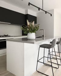 Black And Grey Combination Kitchen Design M I K A H L T I E R N E Y On Instagram Such A Simple Effective Combination Black White Black And Grey Kitchen Gray And White Kitchen Grey Interior Design