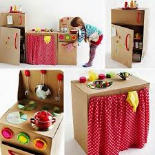 Juegos gratis cada día un juego nuevo para jugar! Cocina De Carton Para Ninas Girls Diy Kids Toys Diy Box Recycled Toys