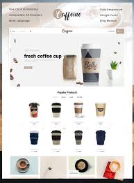 Caffeine Coffee Store Prestashop Theme 82822 Coffee Store Restaurant Website Templates Prestashop Themes