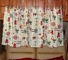 curtains retro vintage kitchen decor