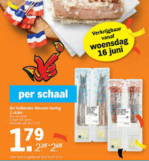 650 kcal (voedingswaarden) 55 min. Ah Hollandse Nieuwe Haring 2 Stuks Aanbieding Bij Albert Heijn