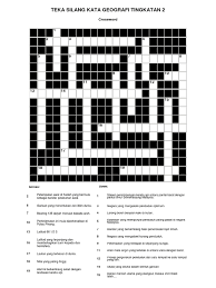 Teka Silang Kata Geografi Tingkatan 2 Pdf