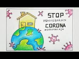 Gambar virus corona wuhan covid 19 dirilis begini penampakannya. Cara Menggambar Dan Mewarnai Poster Virus Covid 19 Atau Virus Korona Yang Mudah Untuk Pemula Youtube
