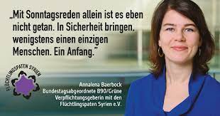 „gute politik bemisst sich nicht an papier und abstrakten zielen, sondern an der. Fluchtlingspaten Syrien