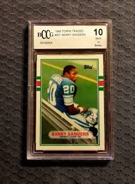 We did not find results for: Mavin Barry Sanders Rookie Card 1989 Topps Traded 83t Bccg 10 Mint Detroit Lions