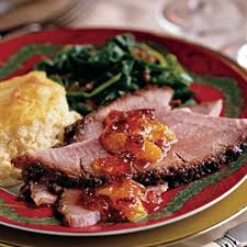 Ham With Bourbon Molasses And Pecan Glaze Recipe Ham Dinner Pork Recipes Thanksgiving Recipes