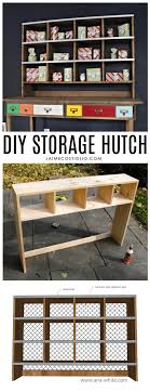 Free plans to diy a simple desk inspired by pottery barn teen desk. Diy Storage Hutch Jaime Costiglio