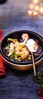 Recette Riz Noir Et Piment D Espelette Langoustines Poelees Picard Recette Recette Riz Noir Riz Noir Poelees