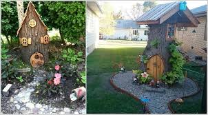1.garden decorations with tree stumps. 10 Absolutely Wonderful Tree Stump Landscaping And Decor Ideas
