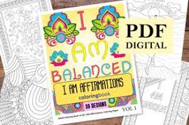 Download a free set of printable thank you cards to color and gift. Coloring Pages And Books For Adults In Pdf Format Instant Download