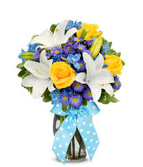 Welcome new arrivals with gifts for their new adventures. Baby Boy Bouquet At From You Flowers