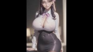 Japanese School Teacher Big Boobs AI Art 