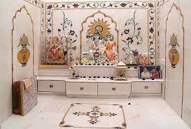 Get a reputed professional to fix wooden laminate flooring across the entire room and watch how the space turns into a pristine, immaculate space for your prayers. Pin On Mandir