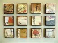 30 Wooden Block Wall Art Ideas Block Wall Wooden Blocks Art Block Used wooden blocks, scrapbooking paper, vinyl and modge.