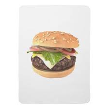 Hamburger 3d Render Baby Blanket Babyblankets Baby Food Recipes Baby Blanket Food