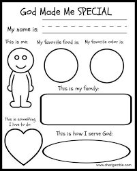 This is a printable product. I Am Special Coloring Pages For Kids