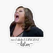 Dance moms star abby lee miller out of prison about to make her return to tv and talked to paula faris about surviving a difficult health battle behind so are you treated any different because you are a quote/unquote celebrity. Abby Lee Miller Stickers Redbubble