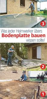 Bodenplatte Bauen Bodenplatten Fundament Gartenhaus Und Fliesen Terrasse
