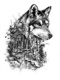 Pin By Semra Koroglu On Wolfe Landscape Drawings Drawing Scenery Art