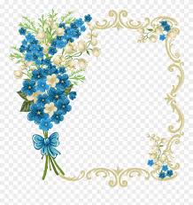 Flowers Borders Clipart Blue Beautiful Borders For Projects Png Download 99872 Pinclipart Spring flowers background with pink blossom. flowers borders clipart blue