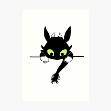 Maybe you would like to learn more about one of these? Cute Baby Toothless Art Print By Easy Breezy Redbubble