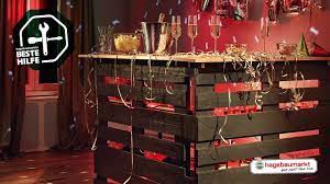 Sofa, palettencouch, palettenbett, palettensofa, couchtisch, tisch aus paletten. Tresen Aus Paletten Selber Bauen Diy Anleitung Mobile Partybar Youtube