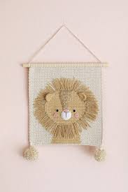 Maybe you would like to learn more about one of these? Wall Hanging Wall Decor Crochet Decor Nursery Wall Decor Etsy Tapices De Ganchillo Decoracion De Ganchillo Leon Crochet
