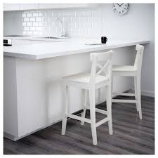 Ingolf Barkruk Met Rugleuning Wit 63 Cm Ikea Bar Stools Ikea Bar Ikea Barstools