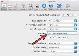 How to set your default web browser. How To Make Google Your Homepage In Safari On A Mac Solve Your Tech