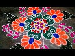 Colourfulrangoli Flower Rangoli Kolam Rangoli Designswithdots Margazhi Sankranthi Muggullu Ponga Rangoli Border Designs Free Hand Rangoli Design Flower Rangoli