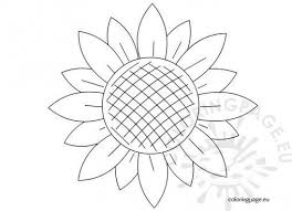 Black And White Simple Outline Outline Stencil Sunflower Clipart Simple Sunflower Clipart Black And White Google Search In 2020 Sunflower Template Printable Christmas Coloring Pages Sunflower Coloring Pages
