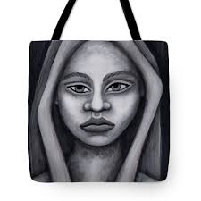Kinsley. Monochromatic Portrait Study. Zip Pouch by Amy E Fraser