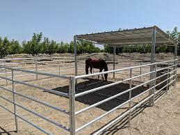 Kre Value Shelter Kit 999 12x12 Perfect For Covering In Horse Pen Arena All Modular Shelters Made With Usa Galvanized S Horse Shelter Horse Farms Horse Pens
