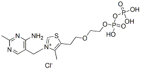 Thiamine pyrophosphate is a cofactor that is present in all living systems, in which it catalyzes several biochemical reactions. 2 1 Hydroxyethyl Thiamine Pyrophosphate 20319 27 1