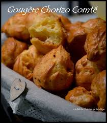 Gougeres Chorizo Et Comte Piment D Espelette Avec Ou Sans Cook In Avec Ou Sans Gluten La Petite Cuisine De Nadege Recette Recette Gougere Gougeres