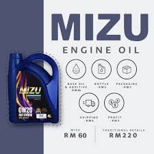 Engine run smoothly without no. Mizu Engine Oil 0w 20 Price Promotion Jun 2021 Biggo Malaysia